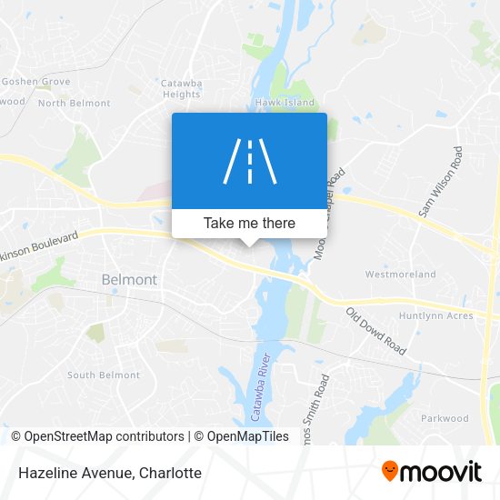 Hazeline Avenue map