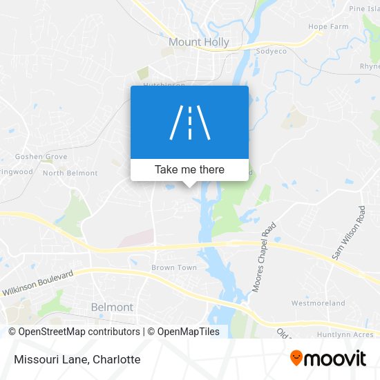 Mapa de Missouri Lane