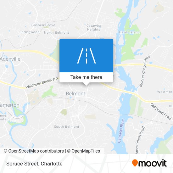 Mapa de Spruce Street