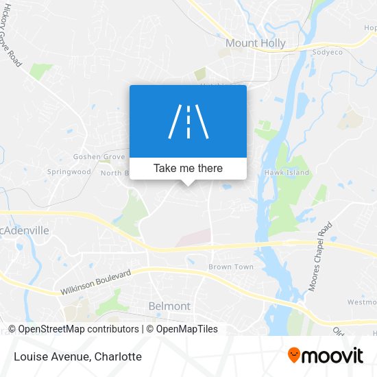 Mapa de Louise Avenue