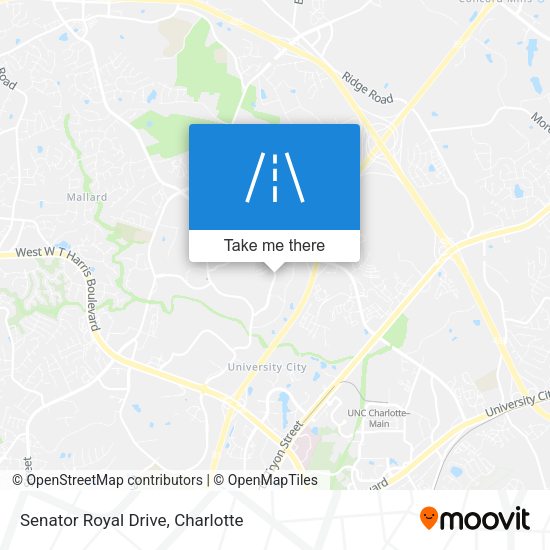 Senator Royal Drive map
