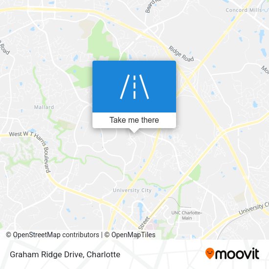 Graham Ridge Drive map