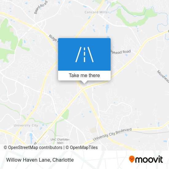 Willow Haven Lane map