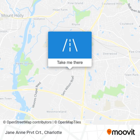 Jane Anne Prvt Crt. map