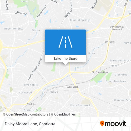 Daisy Moore Lane map