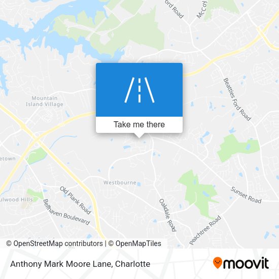 Anthony Mark Moore Lane map