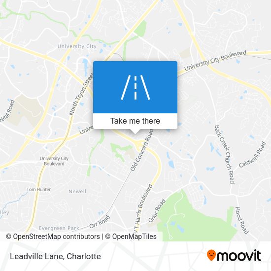 Leadville Lane map