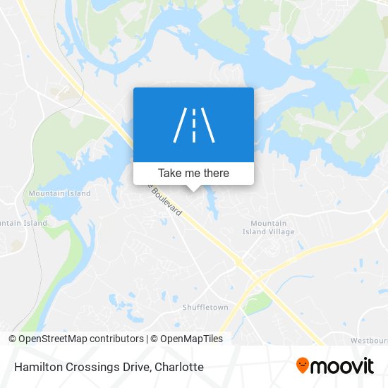 Hamilton Crossings Drive map