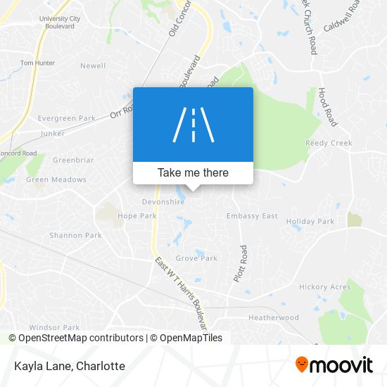 Mapa de Kayla Lane