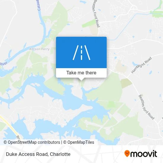 Duke Access Road map