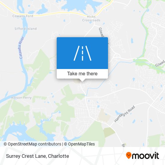 Mapa de Surrey Crest Lane