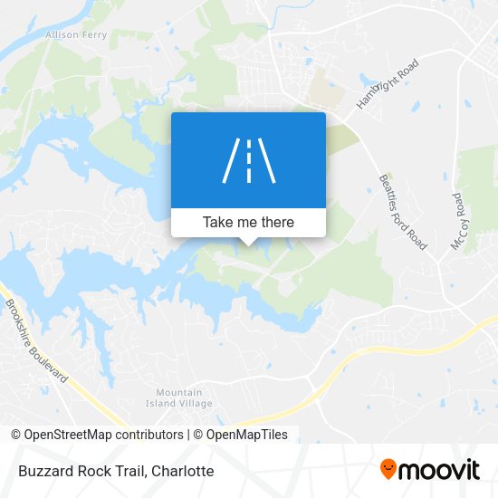 Buzzard Rock Trail map