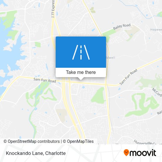 Mapa de Knockando Lane