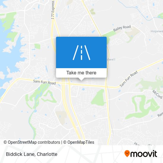 Mapa de Biddick Lane