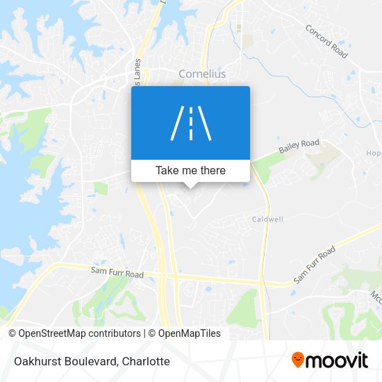 Mapa de Oakhurst Boulevard