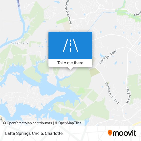 Latta Springs Circle map