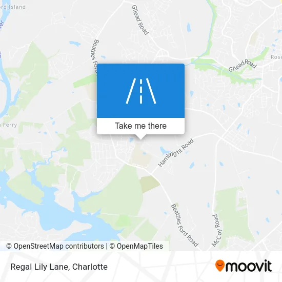 Regal Lily Lane map