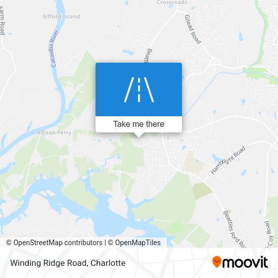 Mapa de Winding Ridge Road