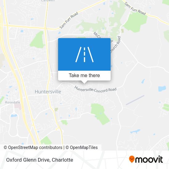 Mapa de Oxford Glenn Drive