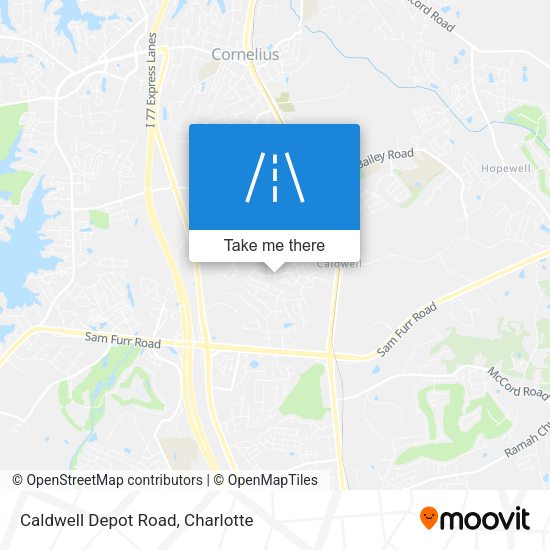 Mapa de Caldwell Depot Road