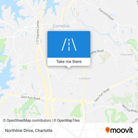 Mapa de Northline Drive