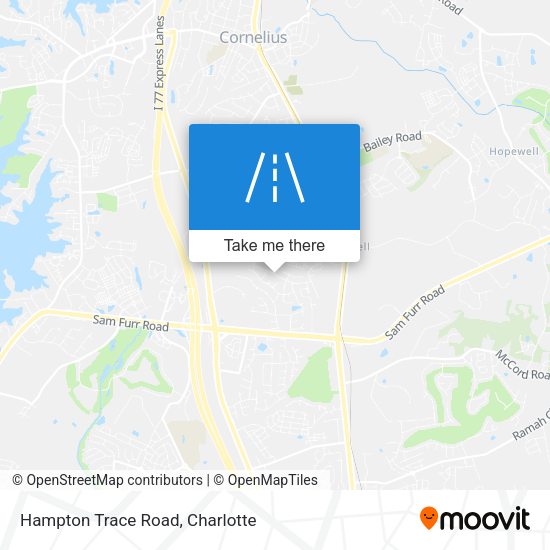 Mapa de Hampton Trace Road