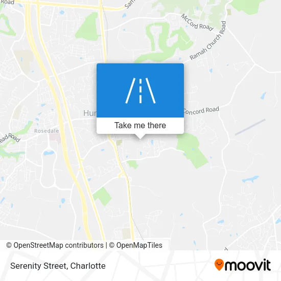 Serenity Street map
