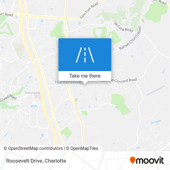 Mapa de Roosevelt Drive