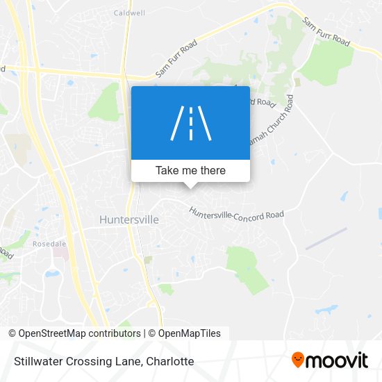 Mapa de Stillwater Crossing Lane