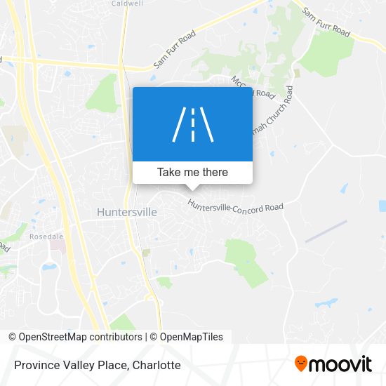 Mapa de Province Valley Place