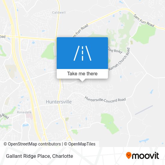 Gallant Ridge Place map