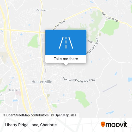 Liberty Ridge Lane map