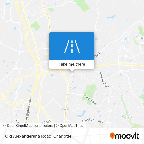 Mapa de Old Alexanderana Road
