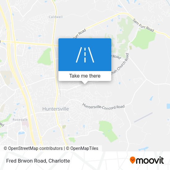 Mapa de Fred Brwon Road