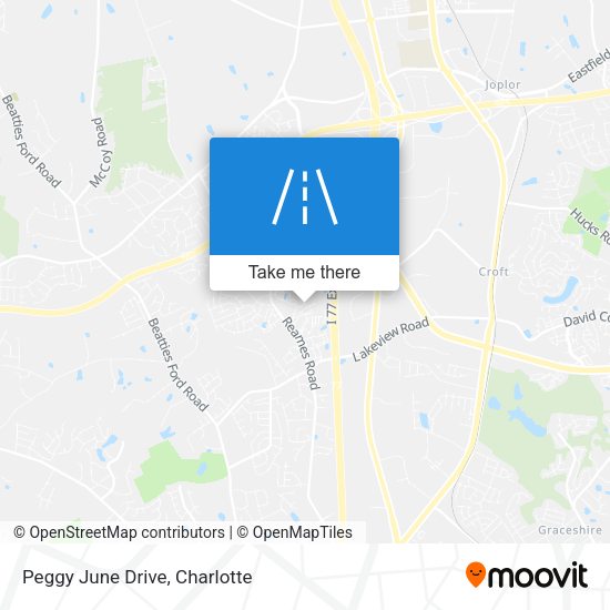 Peggy June Drive map