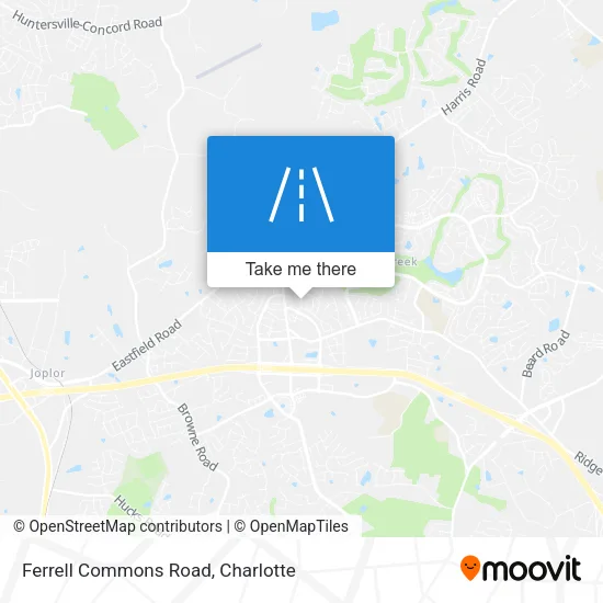Ferrell Commons Road map