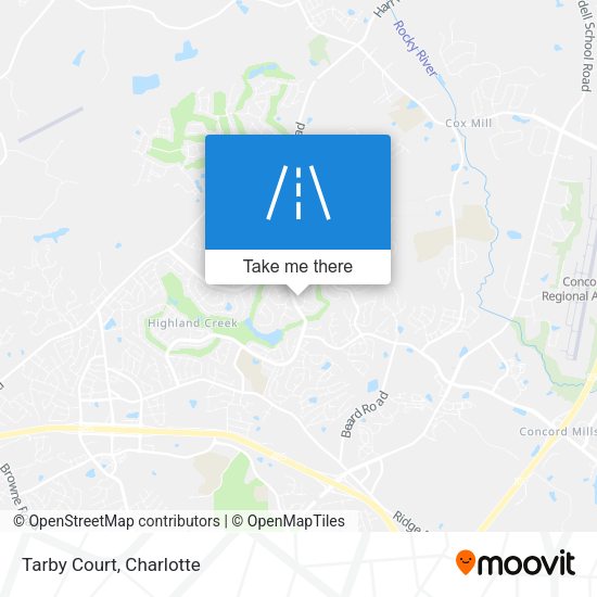 Mapa de Tarby Court