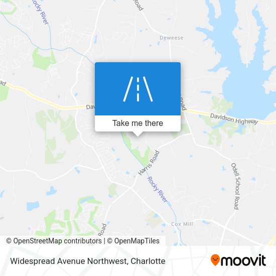 Mapa de Widespread Avenue Northwest
