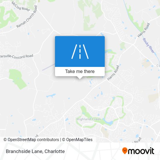 Mapa de Branchside Lane