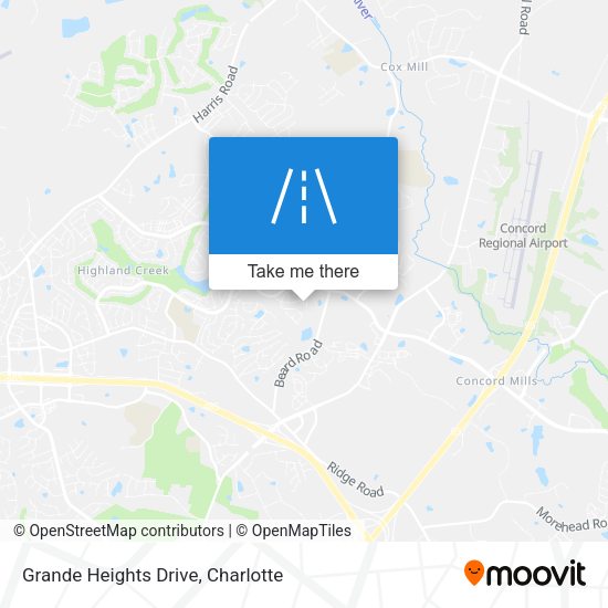 Grande Heights Drive map