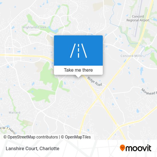 Mapa de Lanshire Court