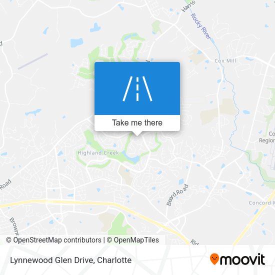 Lynnewood Glen Drive map