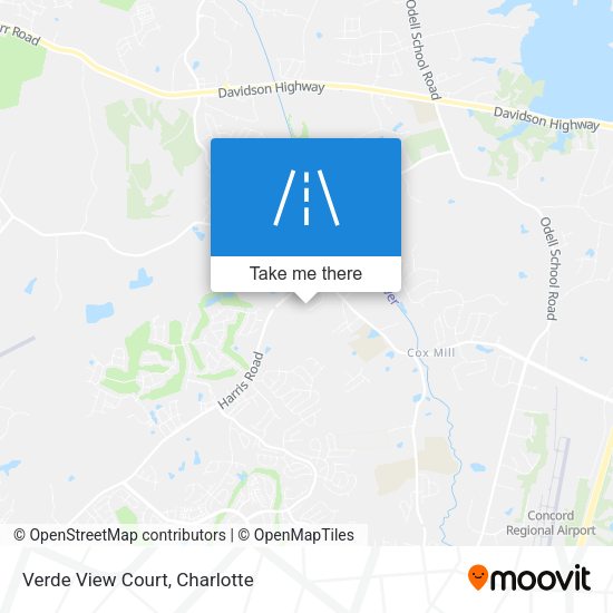 Verde View Court map
