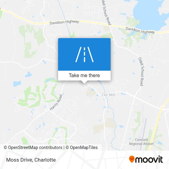 Mapa de Moss Drive