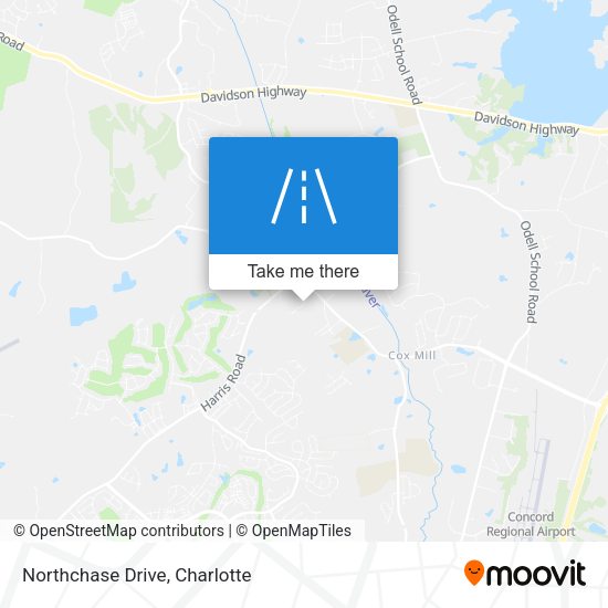 Mapa de Northchase Drive