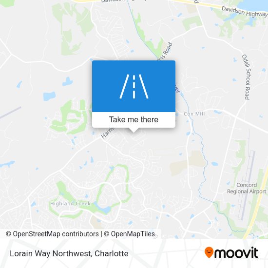 Mapa de Lorain Way Northwest