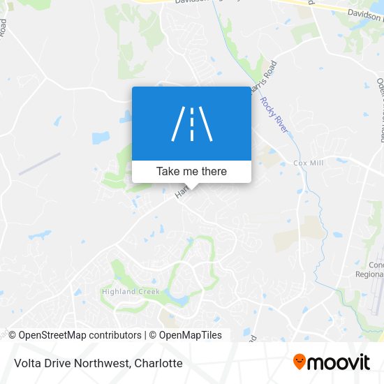 Mapa de Volta Drive Northwest