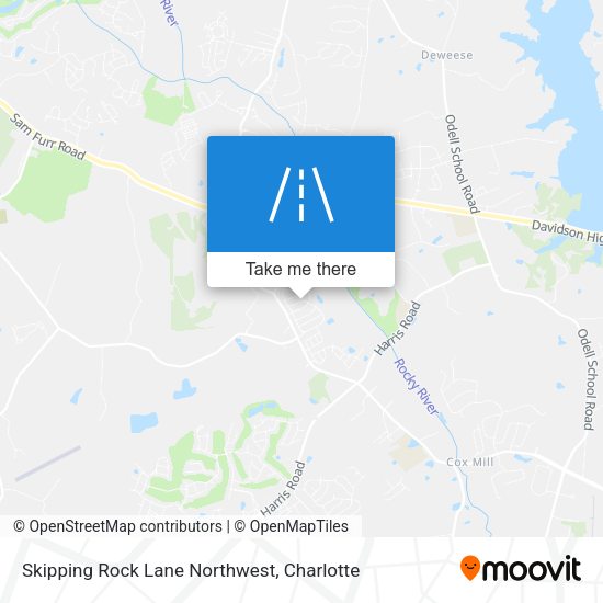 Mapa de Skipping Rock Lane Northwest