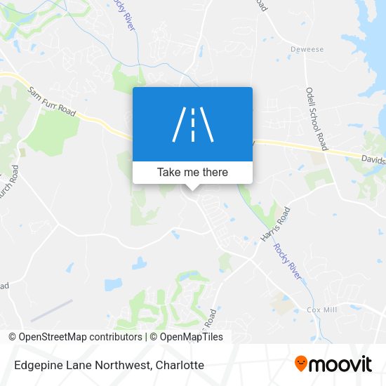 Edgepine Lane Northwest map