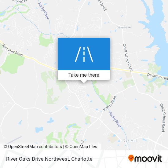 River Oaks Drive Northwest map